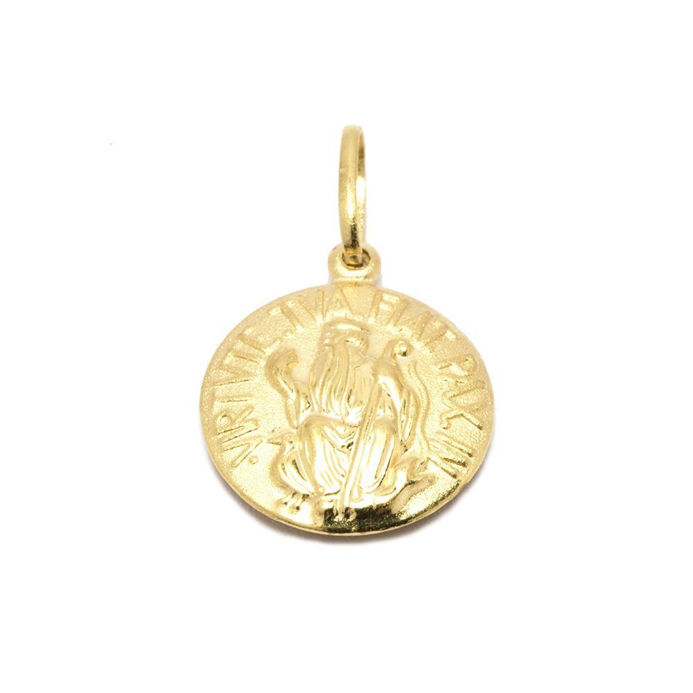 Pingente S�o Bento em Ouro 18 Kilates - 20251